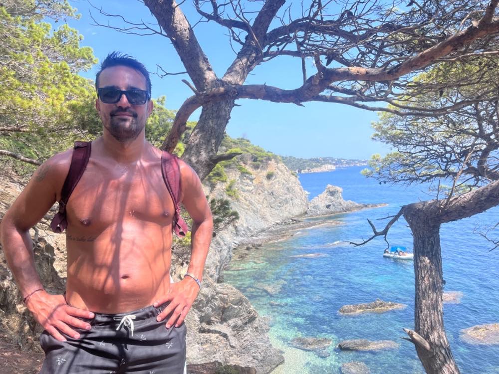 hiking on french riviera